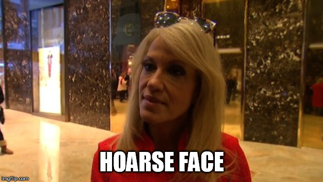 HOARSE FACE | image tagged in ugly,political | made w/ Imgflip meme maker