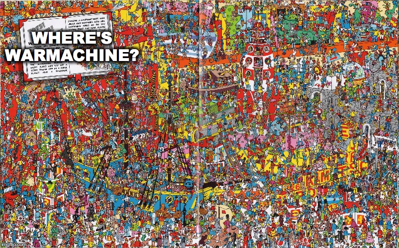 Where's Warmachine Part 3 | WHERE'S WARMACHINE? | image tagged in marvel | made w/ Imgflip meme maker