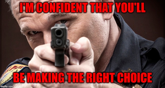 I'M CONFIDENT THAT YOU'LL BE MAKING THE RIGHT CHOICE | made w/ Imgflip meme maker