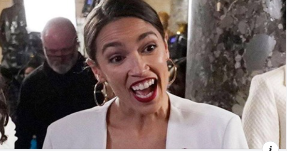 High Quality AOC open and ready Blank Meme Template