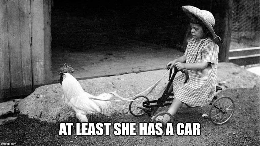 AT LEAST SHE HAS A CAR | made w/ Imgflip meme maker
