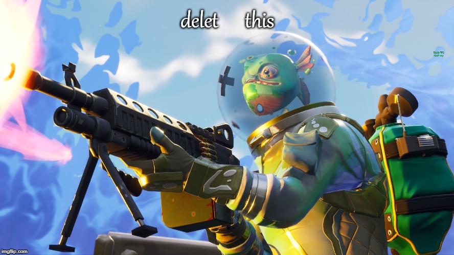 who said fish cant grow legs and fight back? | delet      this | image tagged in delet this | made w/ Imgflip meme maker