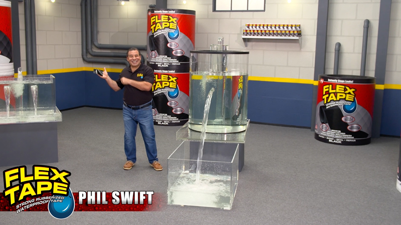 phil swift patching a hole Blank Meme Template