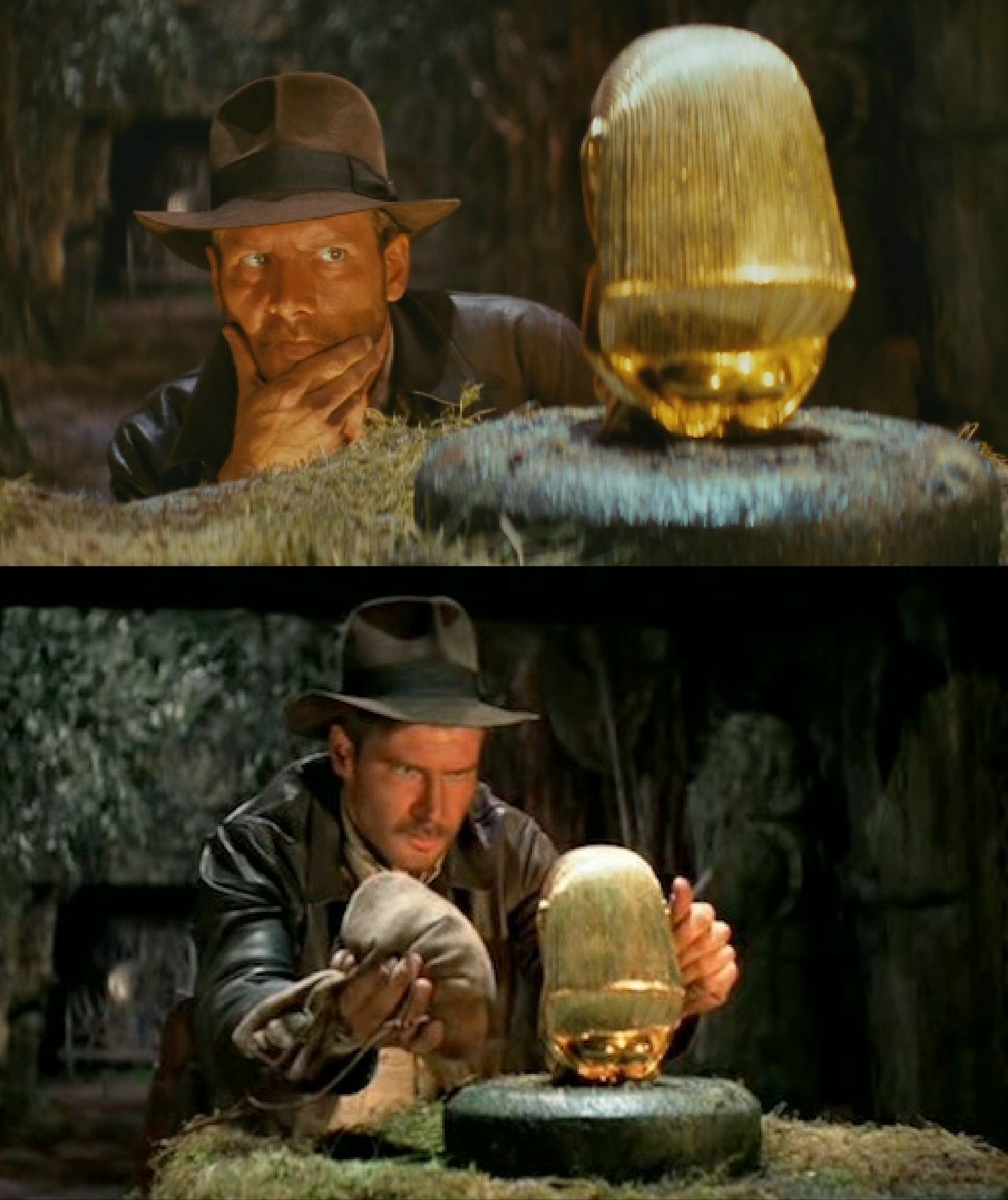 High Quality Indiana Jones idol Blank Meme Template