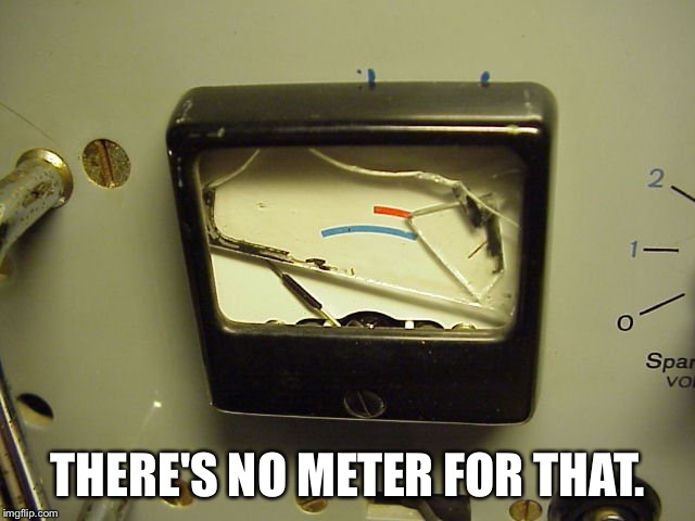 Broken Meter | THERE'S NO METER FOR THAT. | image tagged in broken meter | made w/ Imgflip meme maker