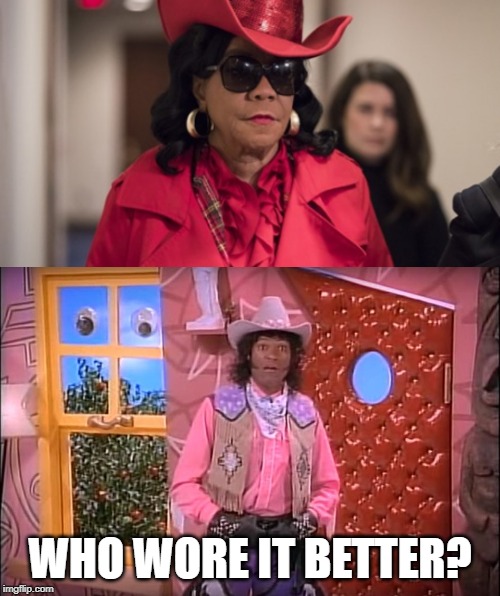 Who Wore it better | WHO WORE IT BETTER? | image tagged in dank memes,kek,maga,funny memes,frederica wilson | made w/ Imgflip meme maker