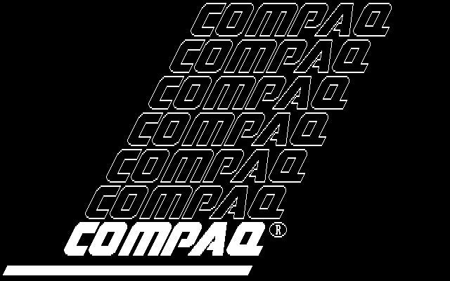 Compaq logo Blank Meme Template