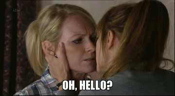 OH, HELLO? | image tagged in gifs | made w/ Imgflip video-to-gif maker