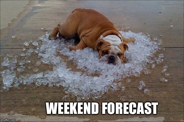 stay cool | WEEKEND FORECAST | image tagged in stay cool | made w/ Imgflip meme maker