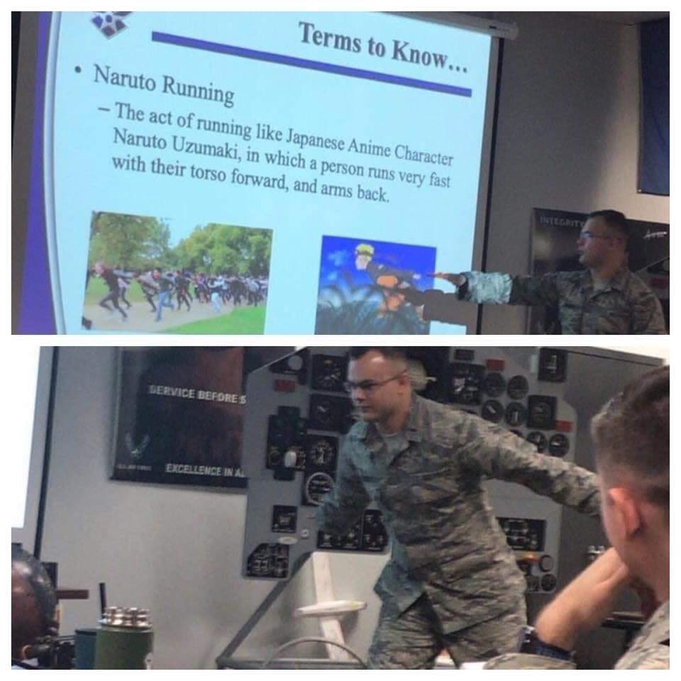 Air Force Naurto Brief Blank Meme Template