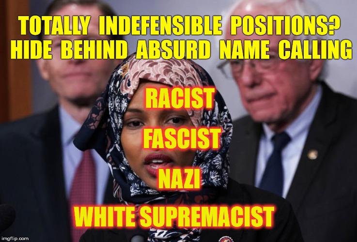 How to divert/avoid discussion of your absurd, irrational positions | TOTALLY  INDEFENSIBLE  POSITIONS?  HIDE  BEHIND  ABSURD  NAME  CALLING; RACIST; FASCIST; NAZI; WHITE SUPREMACIST | image tagged in racist,racism,fascist,nazi,white supremacists,white supremacy | made w/ Imgflip meme maker