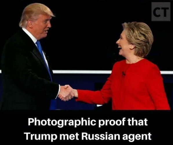 Photographic PROOF Trump met Russian Agent | image tagged in crooked hillary,uranium one,russian collusion,uranium,trump russia collusion,collusion | made w/ Imgflip meme maker
