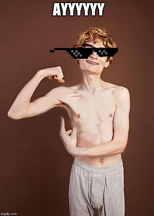 muscle | AYYYYYY | image tagged in muscle | made w/ Imgflip meme maker