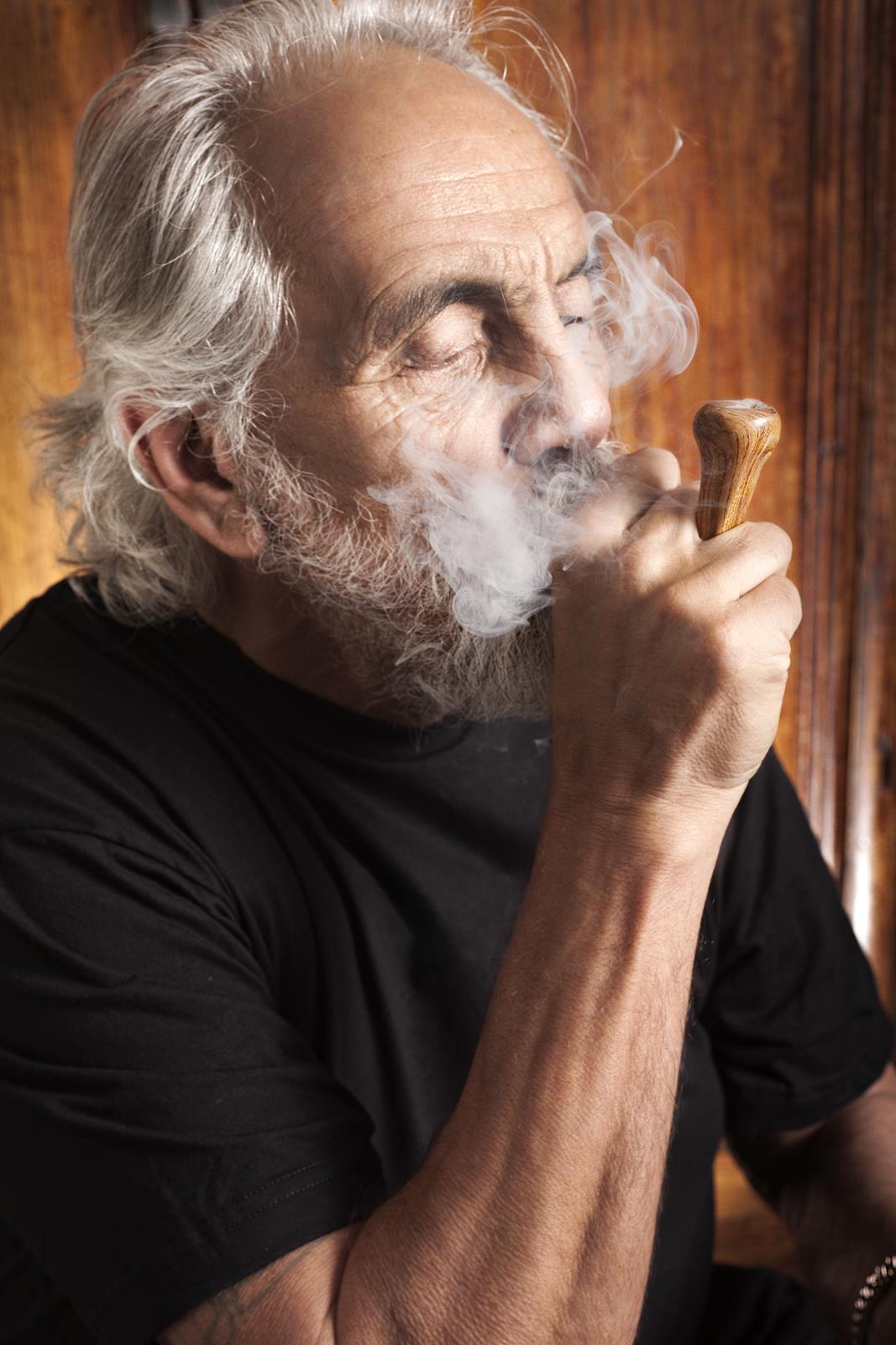 Tommy Chong Chiefing Blank Meme Template