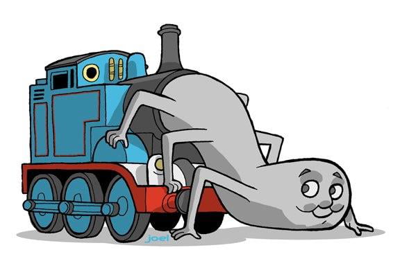 High Quality Thomas's true form Blank Meme Template