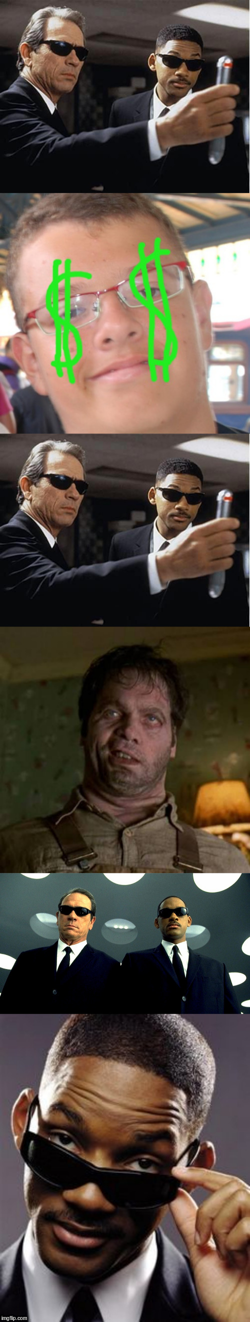 image tagged in men in black,men in black edgar,will smith men in black | made w/ Imgflip meme maker