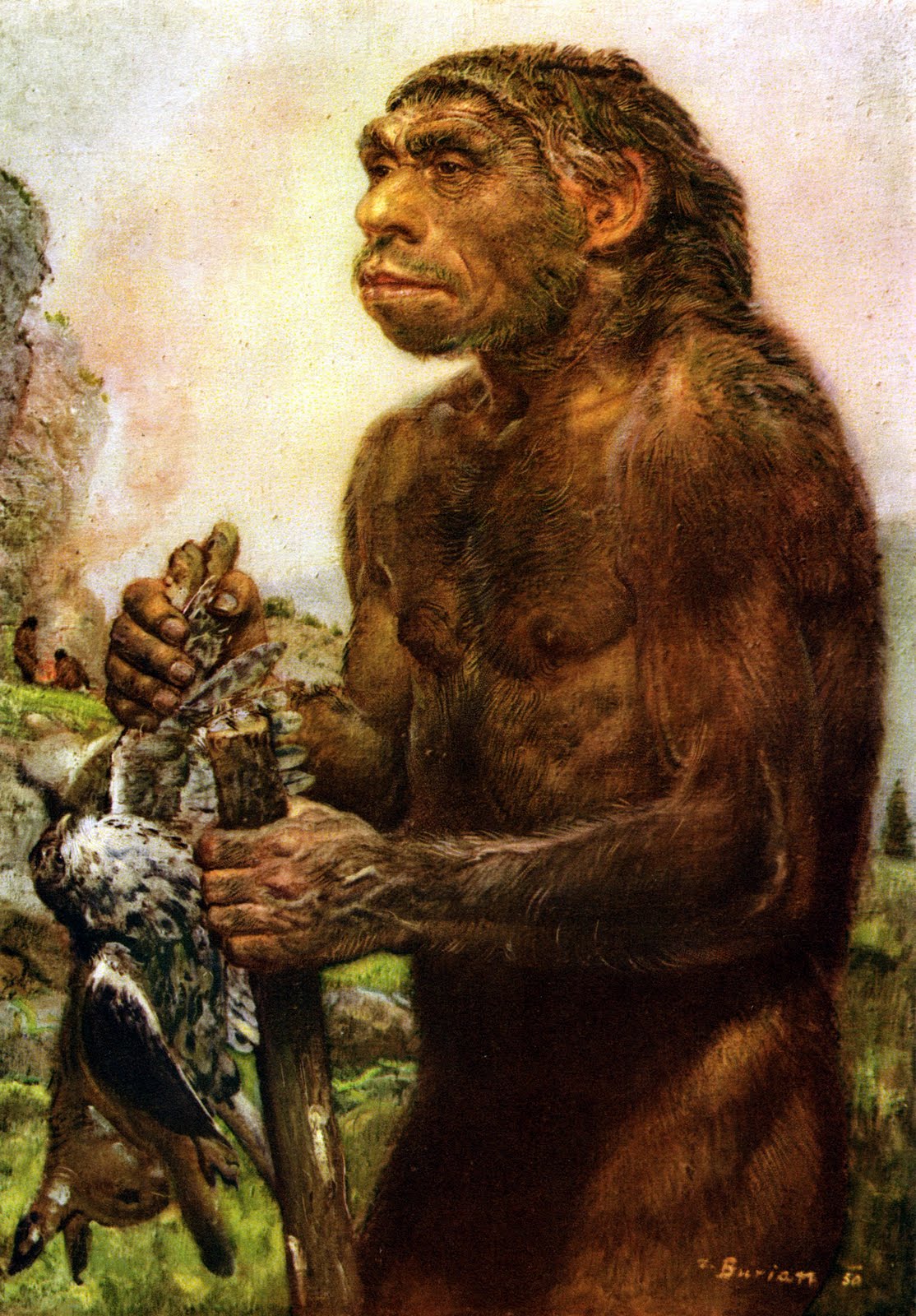 Neanderthal Blank Meme Template
