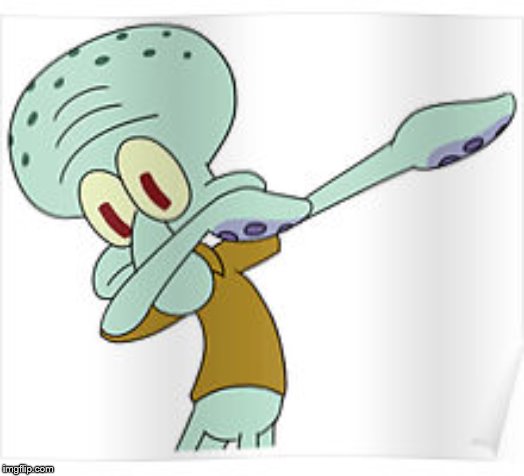 Dabbing Squidward | . | image tagged in dabbing squidward | made w/ Imgflip meme maker