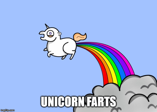 unicorn fart | UNICORN FARTS | image tagged in unicorn fart | made w/ Imgflip meme maker