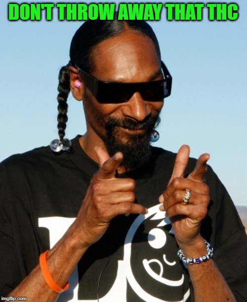 Snoop Dogg approves | DON'T THROW AWAY THAT THC | image tagged in snoop dogg approves | made w/ Imgflip meme maker