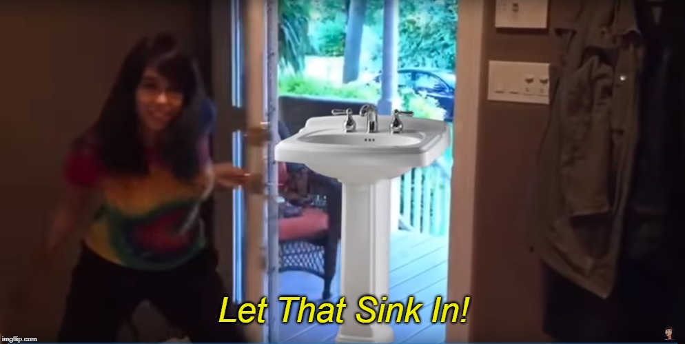 New Meme Template | Let That Sink In! | image tagged in shoe0nhead let that sink in | made w/ Imgflip meme maker