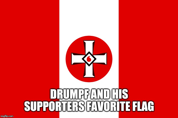 Memes | DRUMPF AND HIS SUPPORTERS FAVORITE FLAG | image tagged in trump bill signing | made w/ Imgflip meme maker