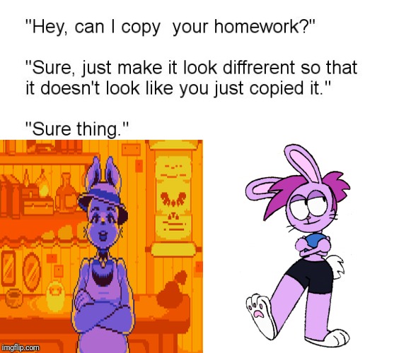 Am I the only who notices this? | image tagged in undertale,bunnies,memes,comparison,cartoons | made w/ Imgflip meme maker