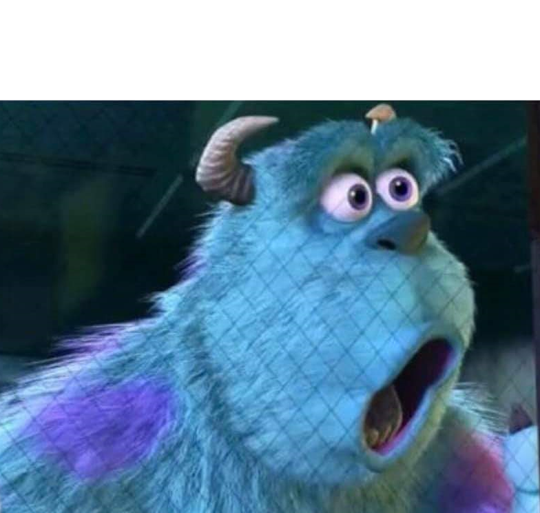 No "Surprised monster" memes have been featured yet. 