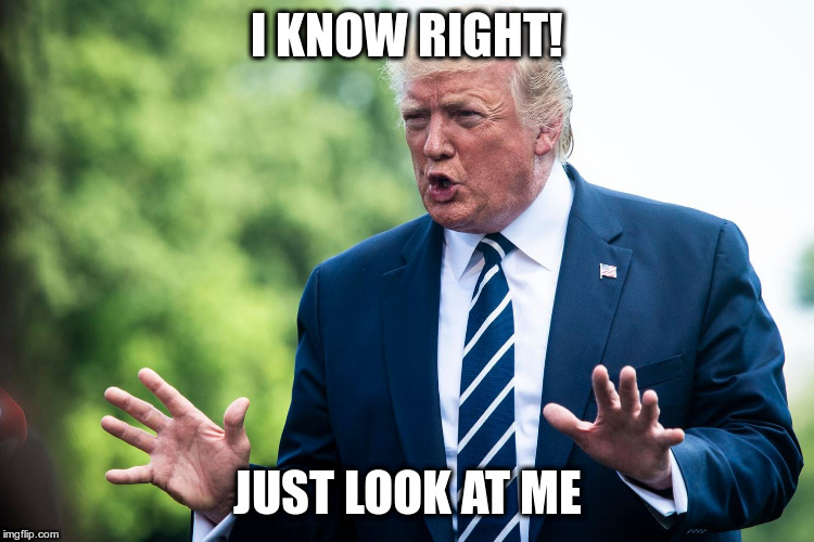 I KNOW RIGHT! JUST LOOK AT ME | made w/ Imgflip meme maker