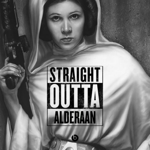 Leia out of Alderaan Blank Meme Template