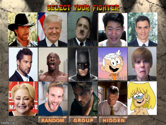 My MK4 Roster | image tagged in memes,funny,mortal kombat,the loud house,lol | made w/ Imgflip meme maker