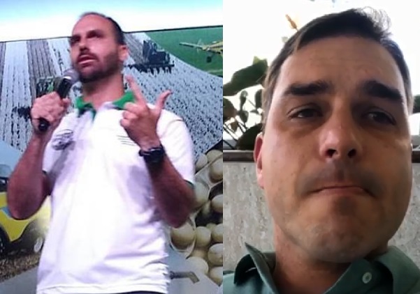 Eduardo e Flávio Bolsonaro Blank Meme Template