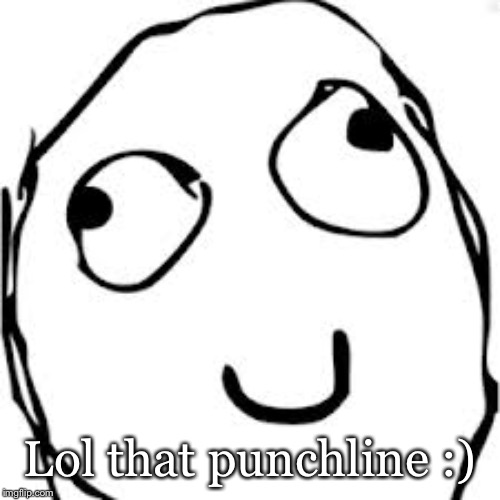 Derp Meme | Lol that punchline :) | image tagged in memes,derp | made w/ Imgflip meme maker