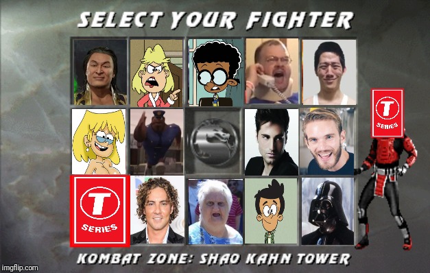My MK3 Roster | image tagged in memes,funny,mortal kombat,the loud house | made w/ Imgflip meme maker
