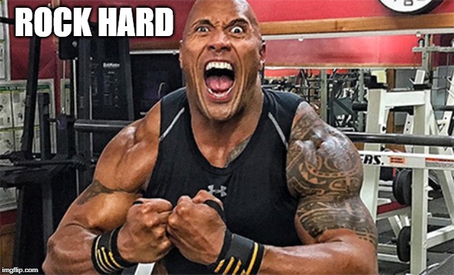 ROCK HARD | made w/ Imgflip meme maker