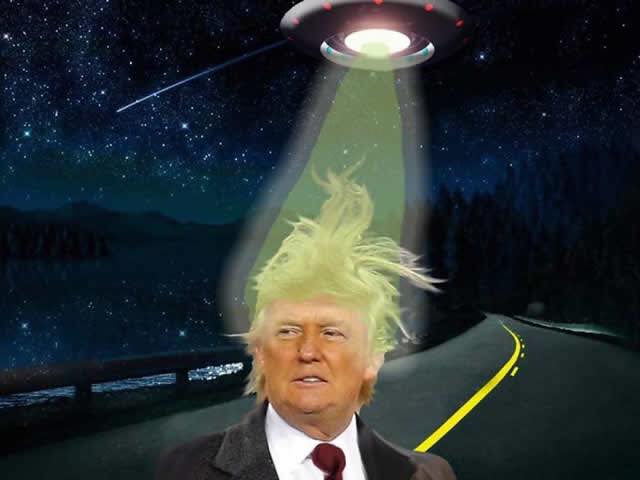 High Quality Trump campaign headquarters UFO Blank Meme Template