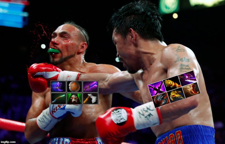 That's why Thurman loses on their fight. | image tagged in gay pride | made w/ Imgflip meme maker