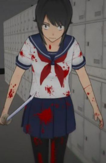 Custom Face (I make it *w*)  Yandere face, Yandere simulator, Yandere