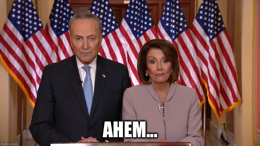 Chuck and Nancy | AHEM... | image tagged in chuck and nancy | made w/ Imgflip meme maker