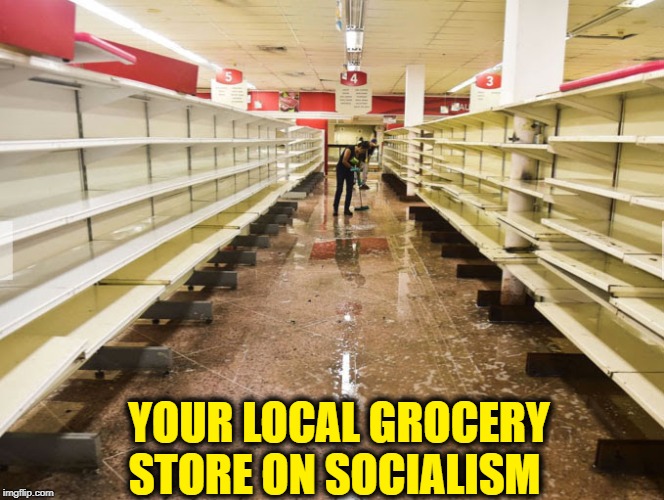President Ilhan Omar Welcomes You to the United States of Somalia | YOUR LOCAL GROCERY STORE ON SOCIALISM | image tagged in vince vance,alexandria ocasio-cortez,green new deal,socialism,scarcity,venezuela | made w/ Imgflip meme maker