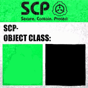 SCP Label Template: Safe Blank Meme Template
