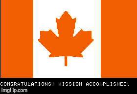 Congratulations Canada | image tagged in gifs,apple 2 | made w/ Imgflip images-to-gif maker