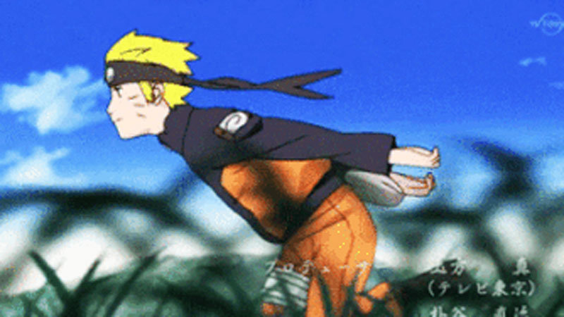 Naruto Run Blank Meme Template