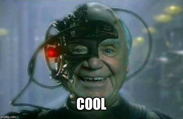 Ernest Borg 9 | COOL | image tagged in ernest borg 9 | made w/ Imgflip meme maker