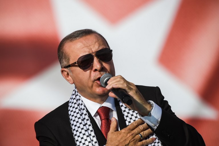 High Quality Erdogan sings Blank Meme Template