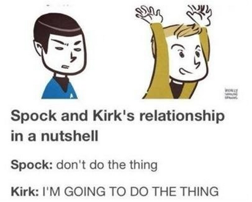 kirk spock don't do the thing Blank Meme Template