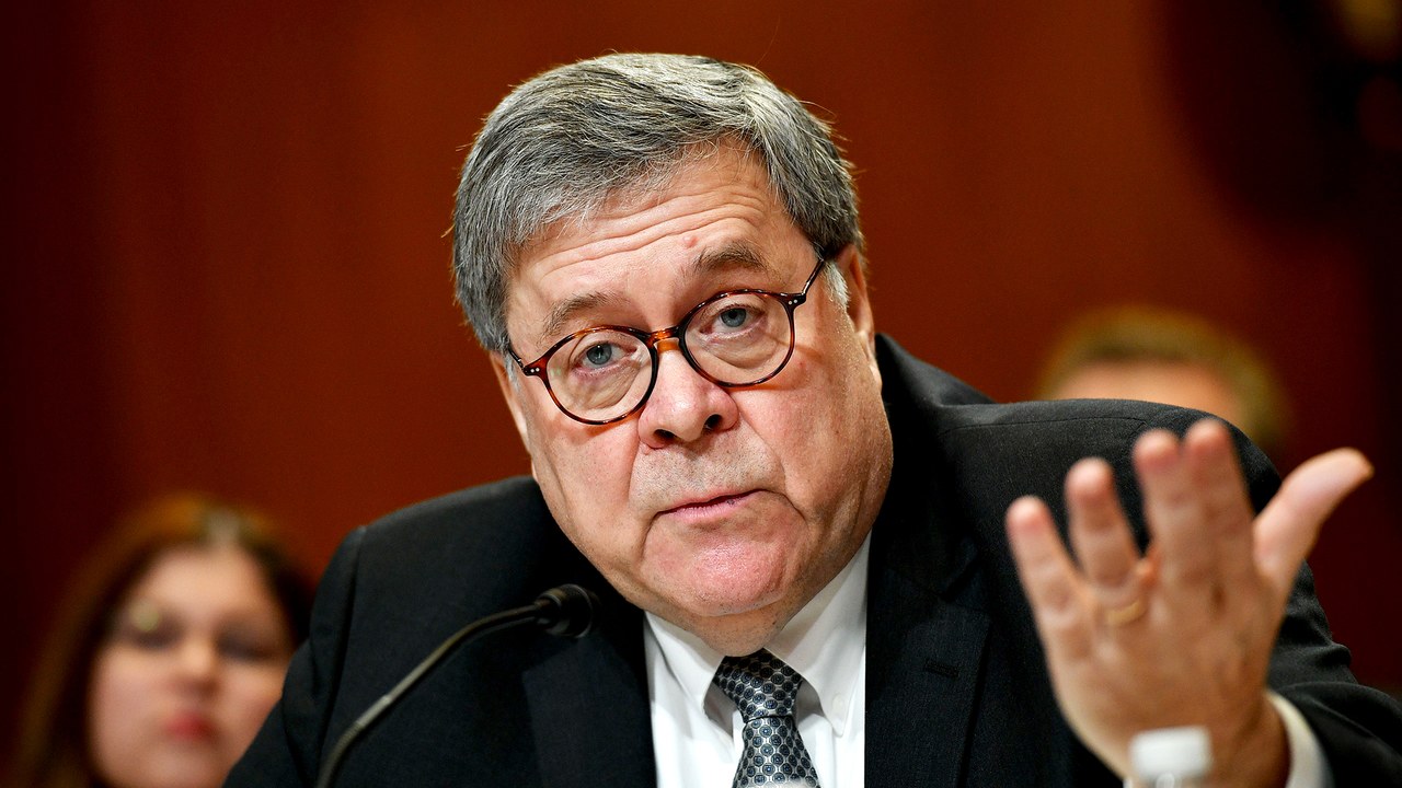 William Barr Blank Meme Template