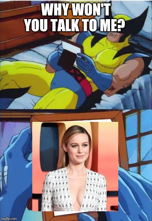 Wolverine Remember | WHY WON'T YOU TALK TO ME? | image tagged in wolverine remember | made w/ Imgflip meme maker