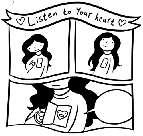 High Quality Listen to your heart Blank Meme Template