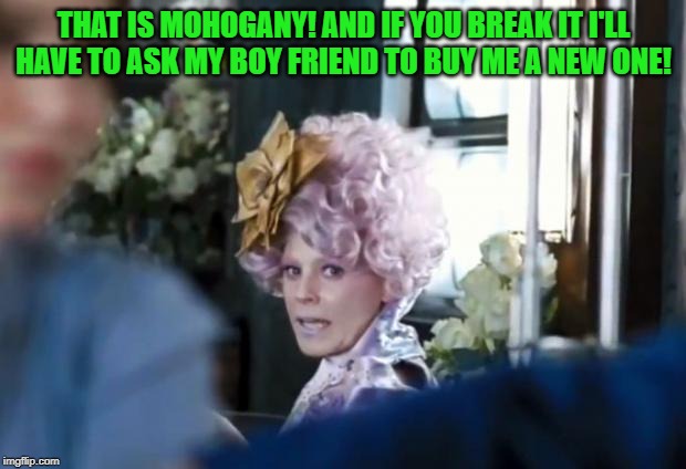 That is mahogany! | THAT IS MOHOGANY! AND IF YOU BREAK IT I'LL HAVE TO ASK MY BOY FRIEND TO BUY ME A NEW ONE! | image tagged in that is mahogany | made w/ Imgflip meme maker